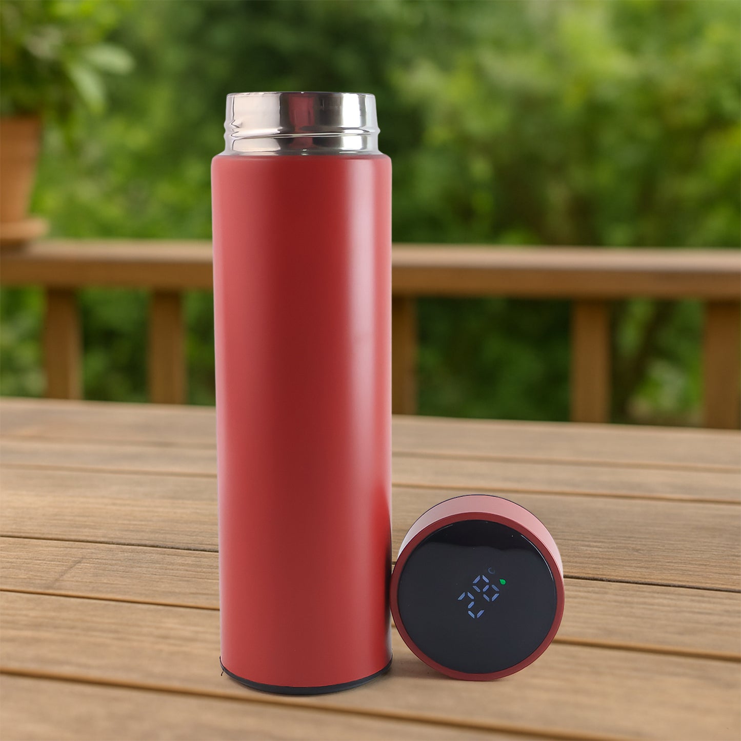 Red Vacuum Insulated Water Bottle (1 Pc 500ml)