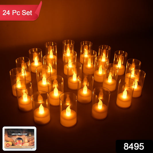 Flameless Candles Set Of 24 Pcs Led