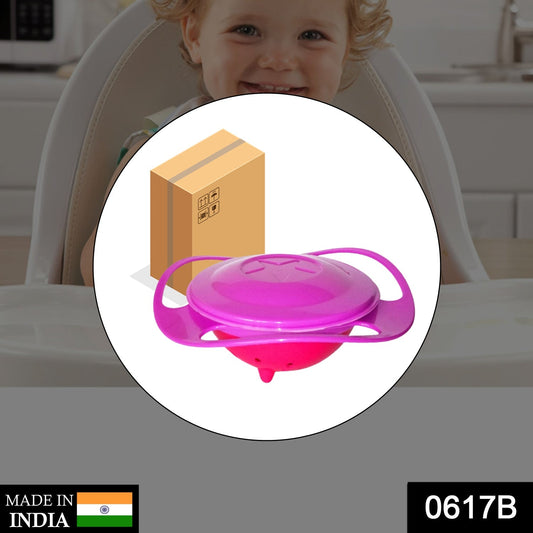 Rotating Baby Bowl Used For Serving Food To Kids And Toddlers.