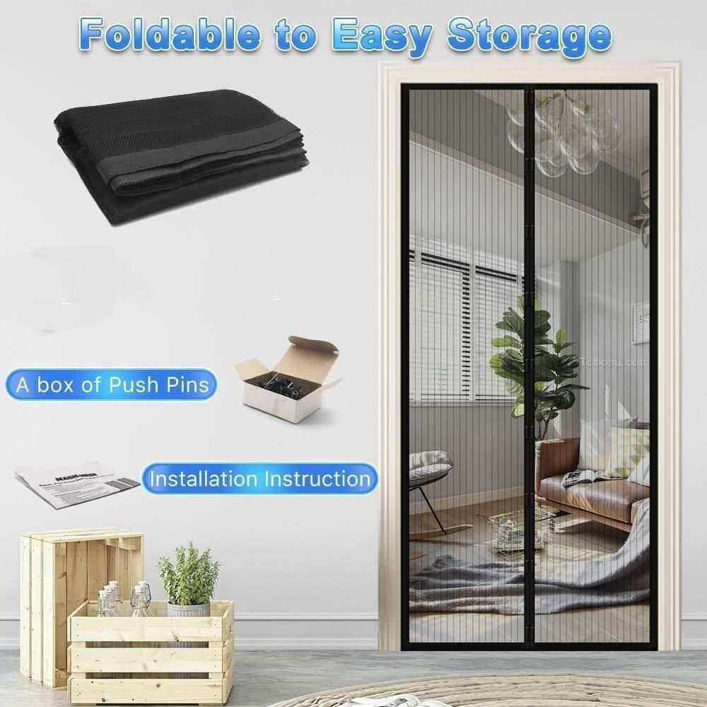 Door Curtain-Mesh Screen Net Home (Pack of 2)
