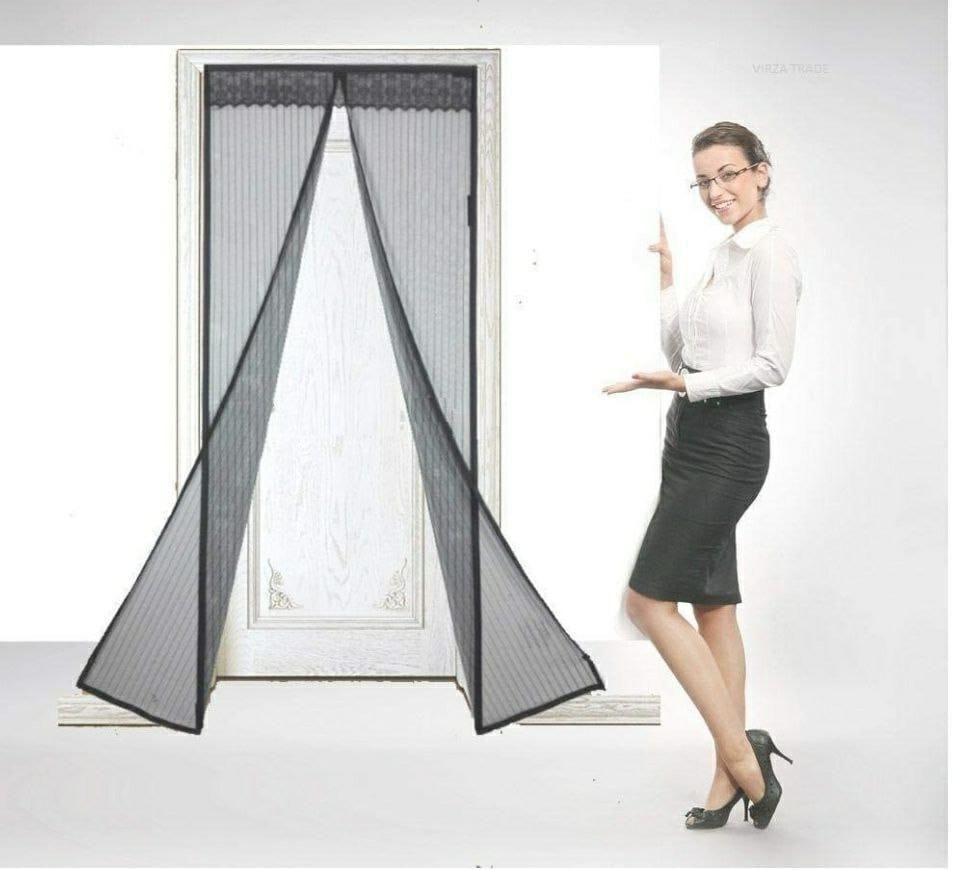 Door Curtain-Mesh Screen Net Home (Pack of 2)