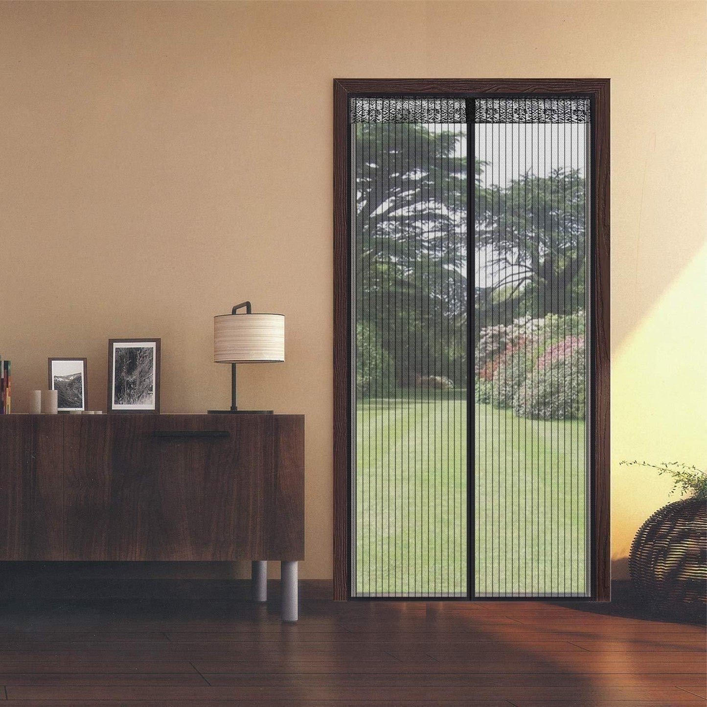 Door Curtain-Mesh Screen Net Home (Pack of 2)