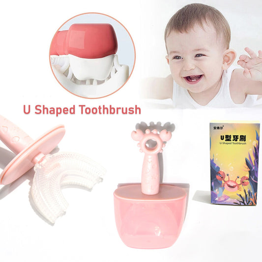 Kids U Shaped Toothbrush Childrenbaby Silicone Kids Toothbrushu