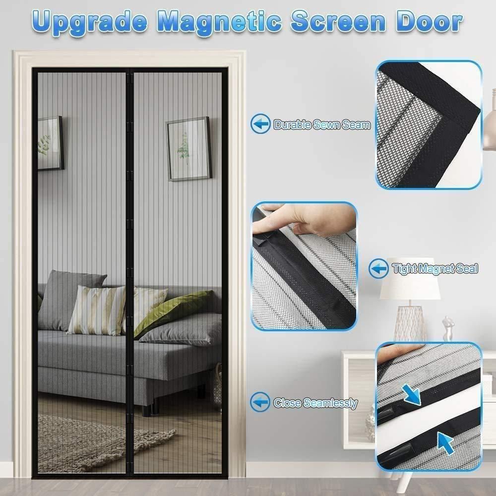 Door Curtain-Mesh Screen Net Home (Pack of 2)