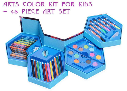 46 Pcs Plastic Art Colour Set