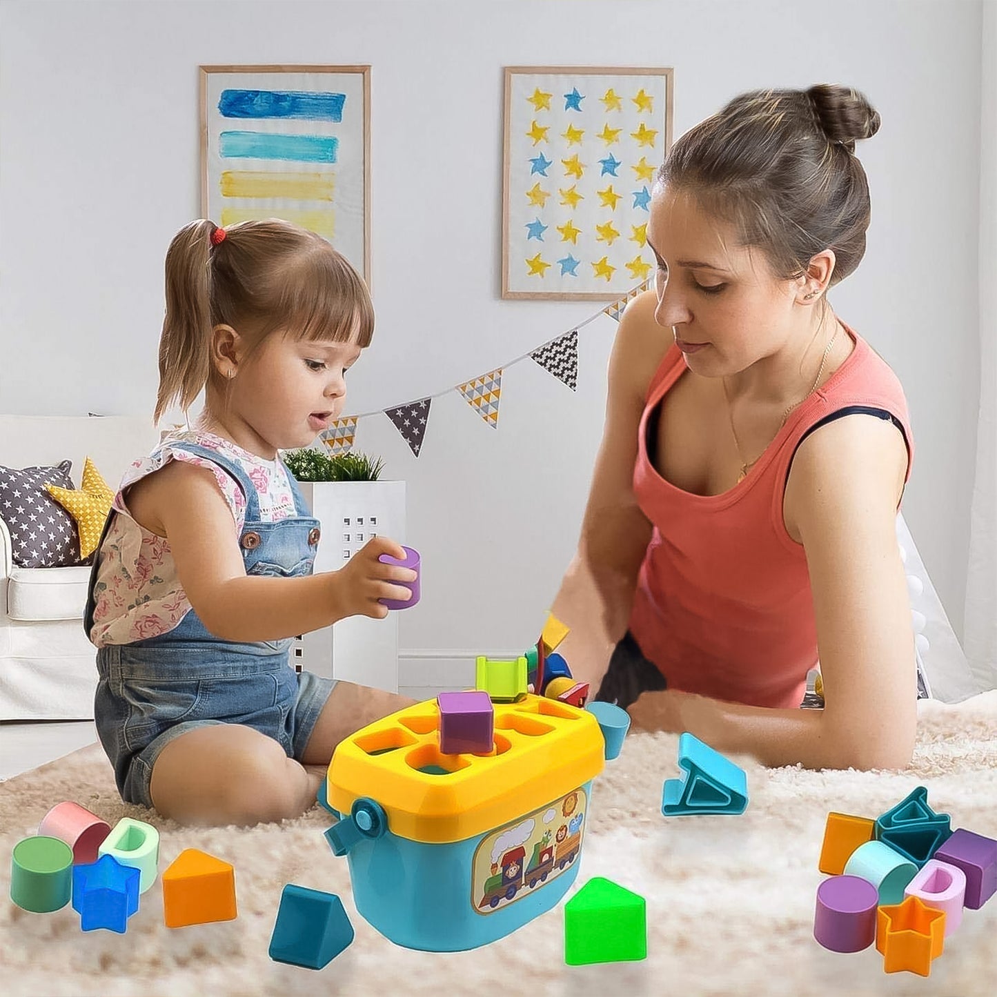Baby First Block Set For Kids Non-toxic(1 Set)