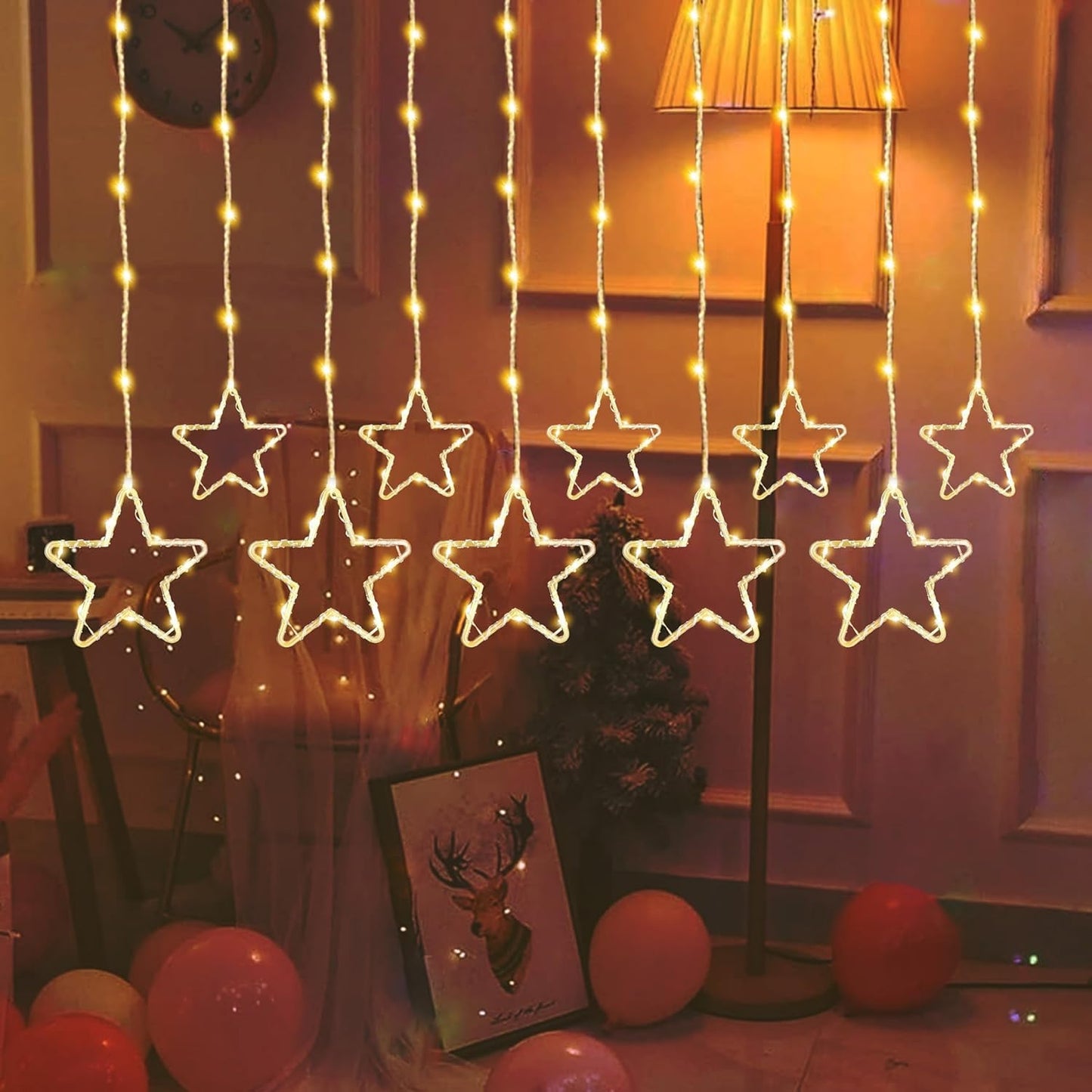 Diwali Combo : 1 Toran, 2 Genda Latkan, 1 Star Light, 24 diya, Shubh Labh Stickers, Golden ball Series