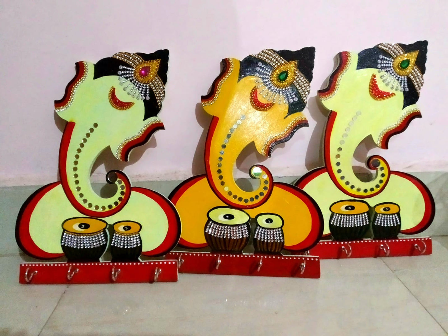 Handcrafted Ganpati ji tabla idol Wall Hanging
