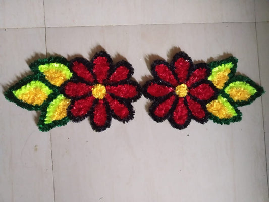 Handmade Floral Rangoli mate 1 pcs