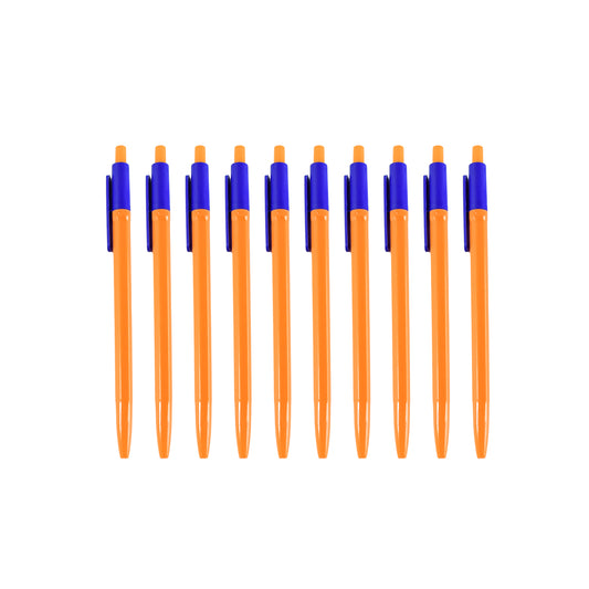 Retractable Ball Pen  Smooth Writing Click Pen With Blue Ink - (60 Pc  Set)