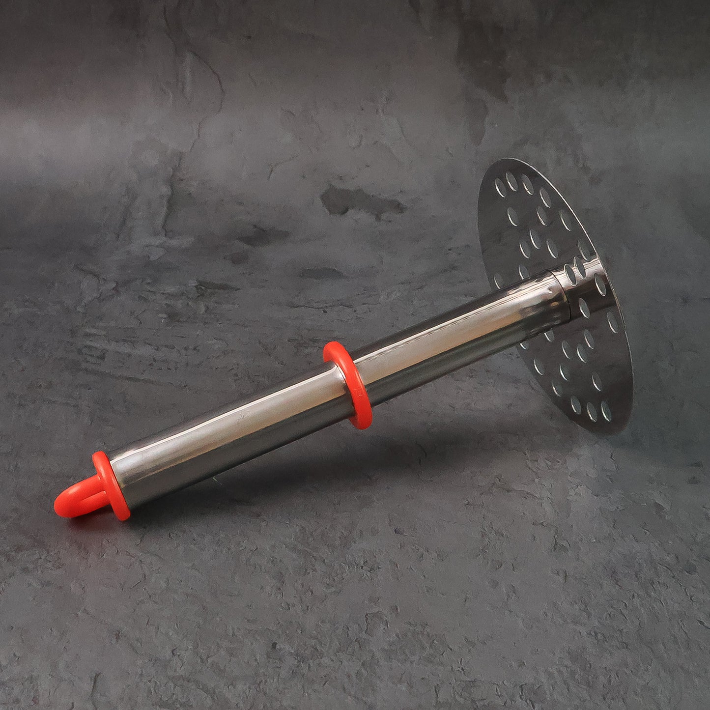 Stainless Steel Potato Masher With Ergonomic Handle (17cm 1 Pc)