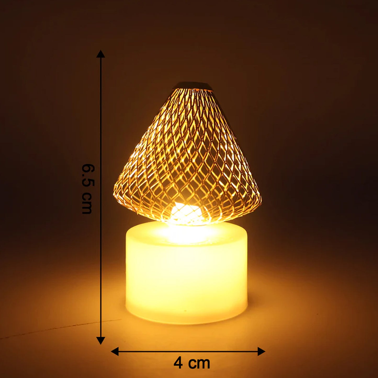 Premium Led Flameless Candle Lights (4 Pc  Set)