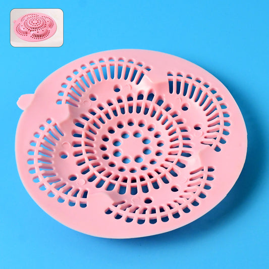 Multipurpose Silicone Sink Drain Hair Catcher And Filter Cover (1 Pc)