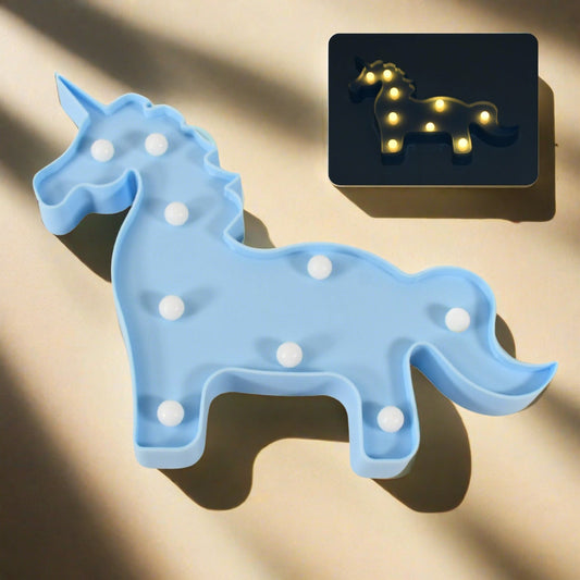 3d Led Night Table Lamp, Battery Operated