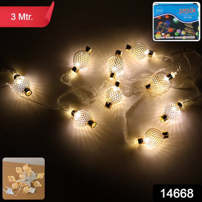 Decorative Metal Ball Led String Light (3 Meter )