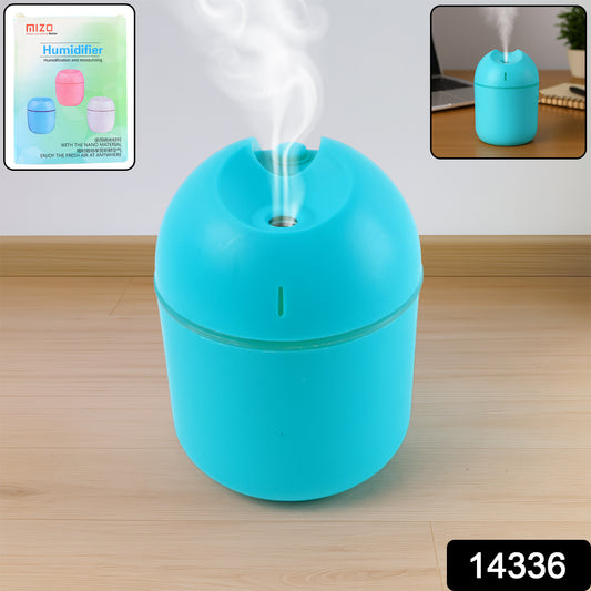 Blue Usb Mini Air Humidifier For Home  Office (1 Pc)