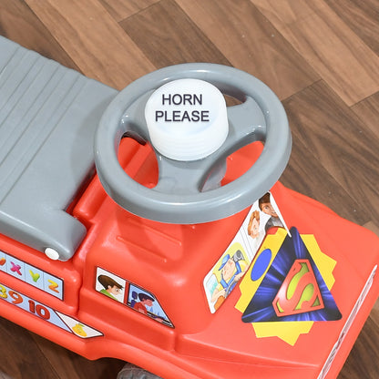 Kids Baby City Ride On Push Car Ride With Backrest Musical Horn