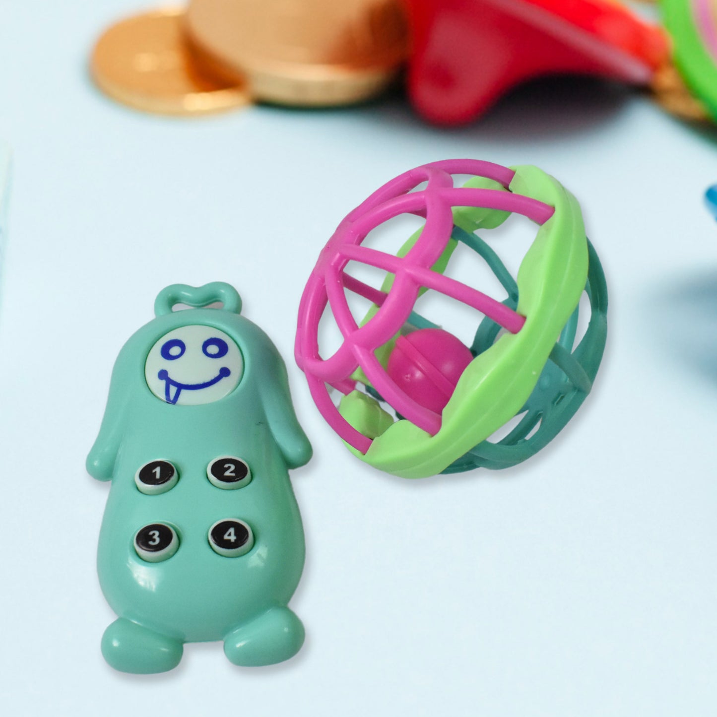 Kinder Rattles Classic Store Plastic Non-toxic Shake And Grab Ball
