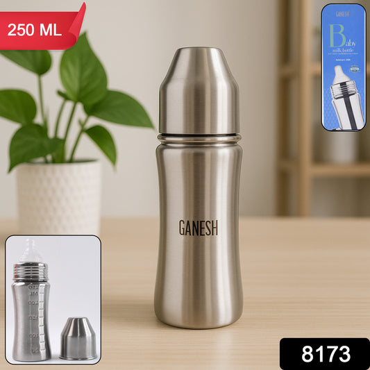 Ganesh Stainless Steel Baby Feeding Bottle Milk Bottle
