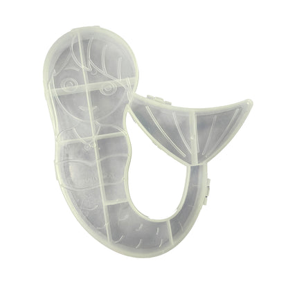 Mermaid Shape Plastic Storage Organizer Box (1 Pc)
