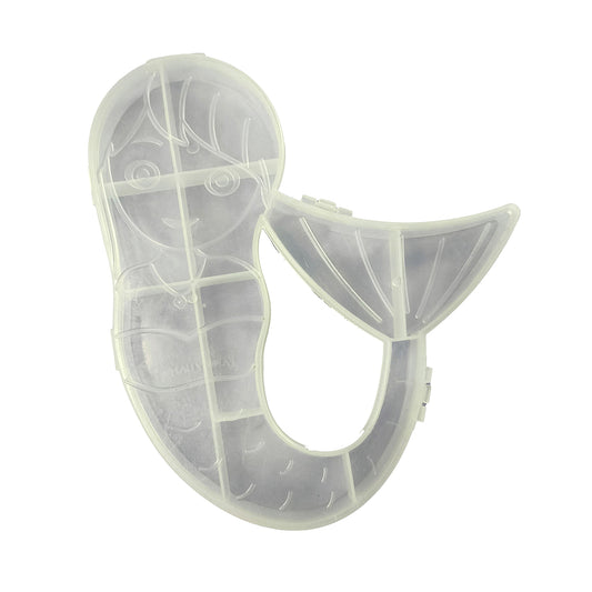 Mermaid Shape Plastic Storage Organizer Box (1 Pc)