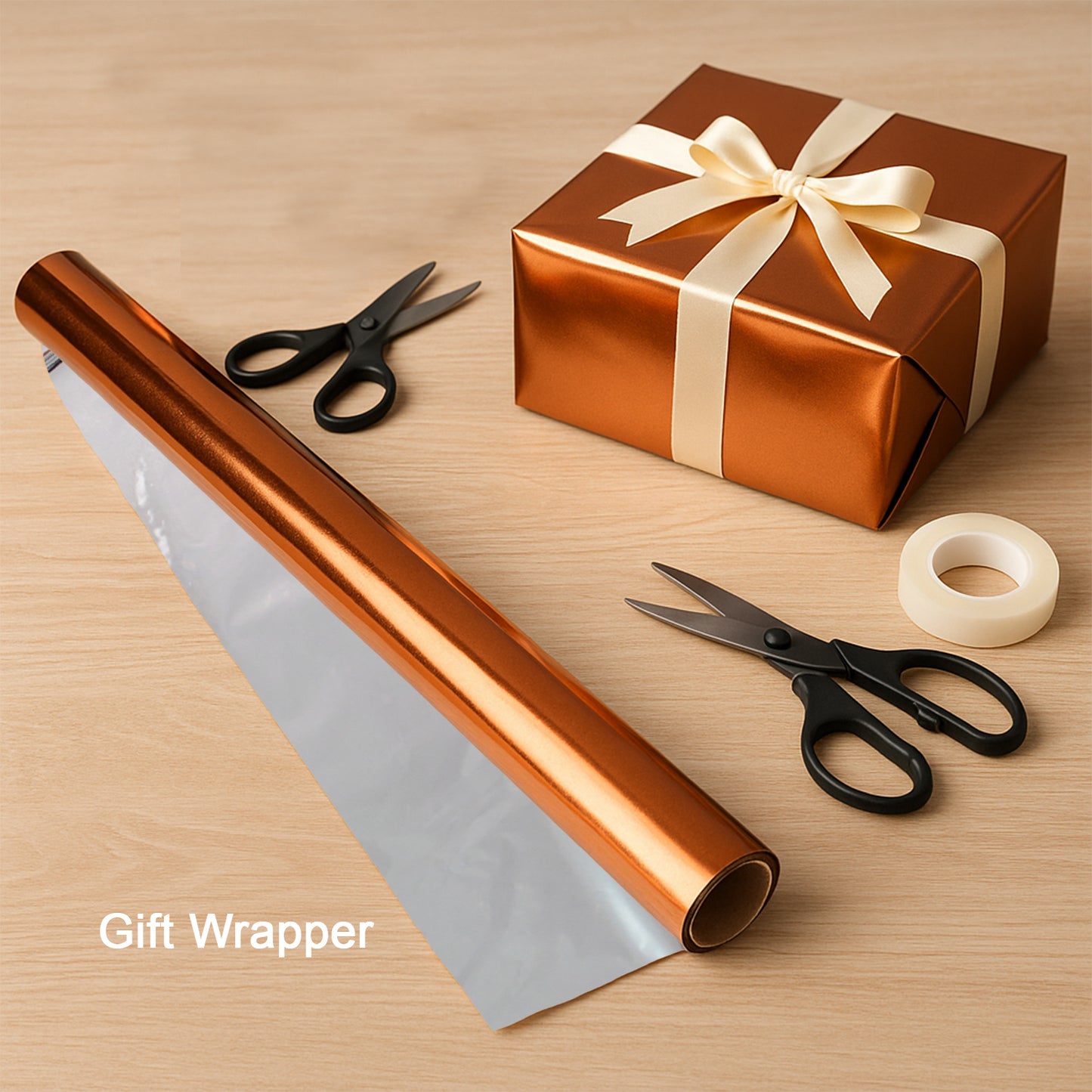 Premium Metallic Gift Wrapping Paper Sheets  45 Sheets Approx (70 X 50 Cm  Mix Color)
