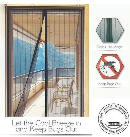 Door Curtain-Mesh Screen Net Home (Pack of 2)
