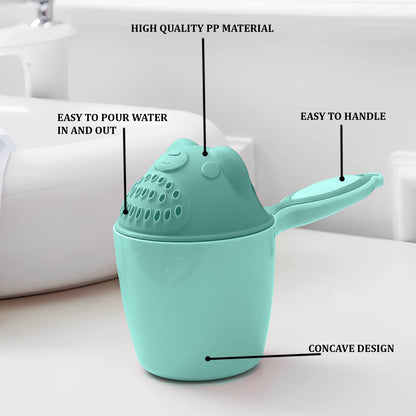 Baby Shampoo Shower Cup Safe Soft Bathing