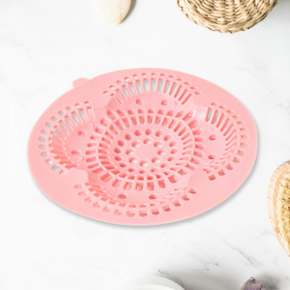 Multipurpose Silicone Sink Drain Hair Catcher And Filter Cover (1 Pc)