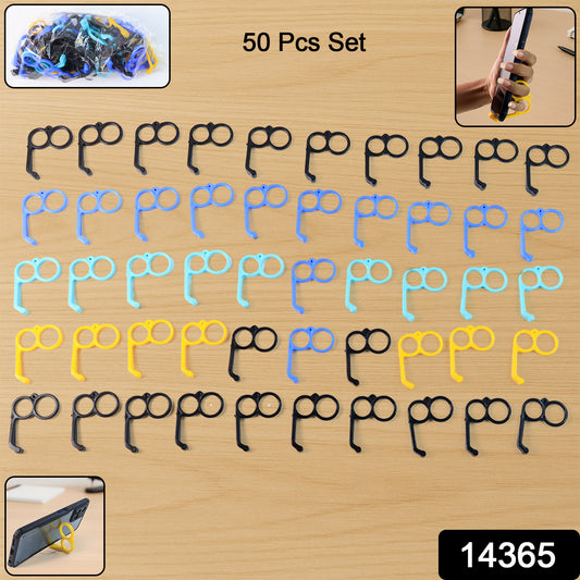 Plastic Hand Mobile Stand (Mix Color  50 Pc)