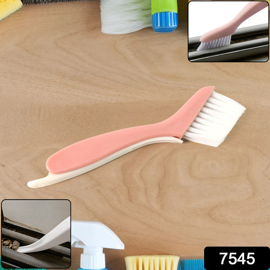 Multi-functional 2-in-1 Groove Cleaning Brush With Crevice Scraper
