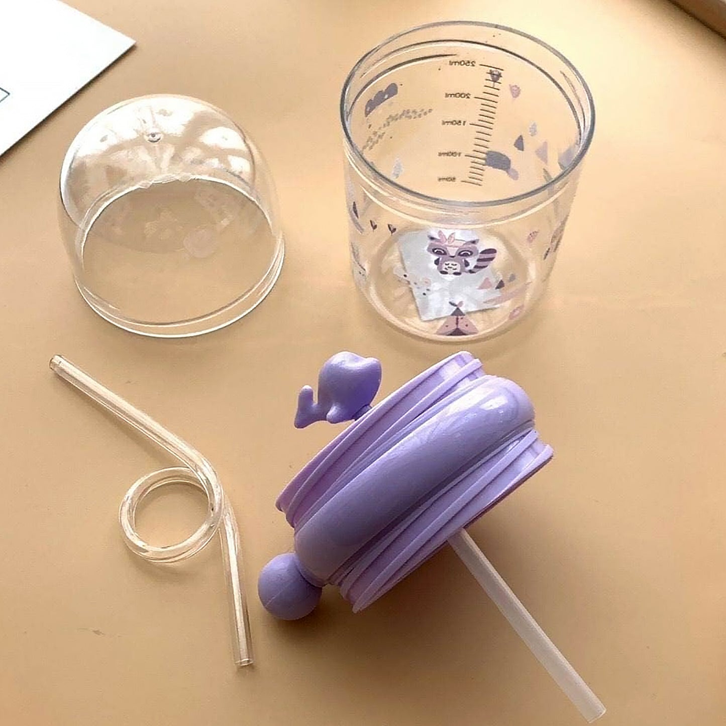 Baby Drinking Cup With Straw And Lid