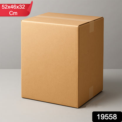 Heavy-duty Brown Box For Product Packing ( 52x46x32 Cm  1 Pc)