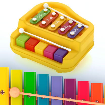 2 In 1 Baby Piano Xylophone Toy For Toddlers