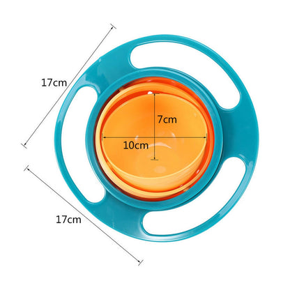 Rotating Baby Bowl Used For Serving Food To Kids And Toddlers.