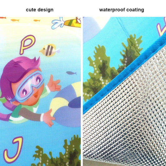 Waterproof Single Side Baby Play Crawl Floor Mat (Size 180 X 115)