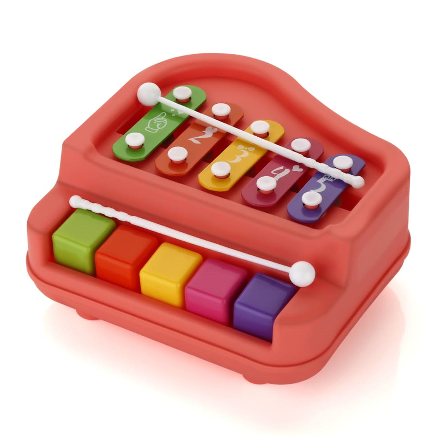 2 In 1 Baby Piano Xylophone Toy For Toddlers