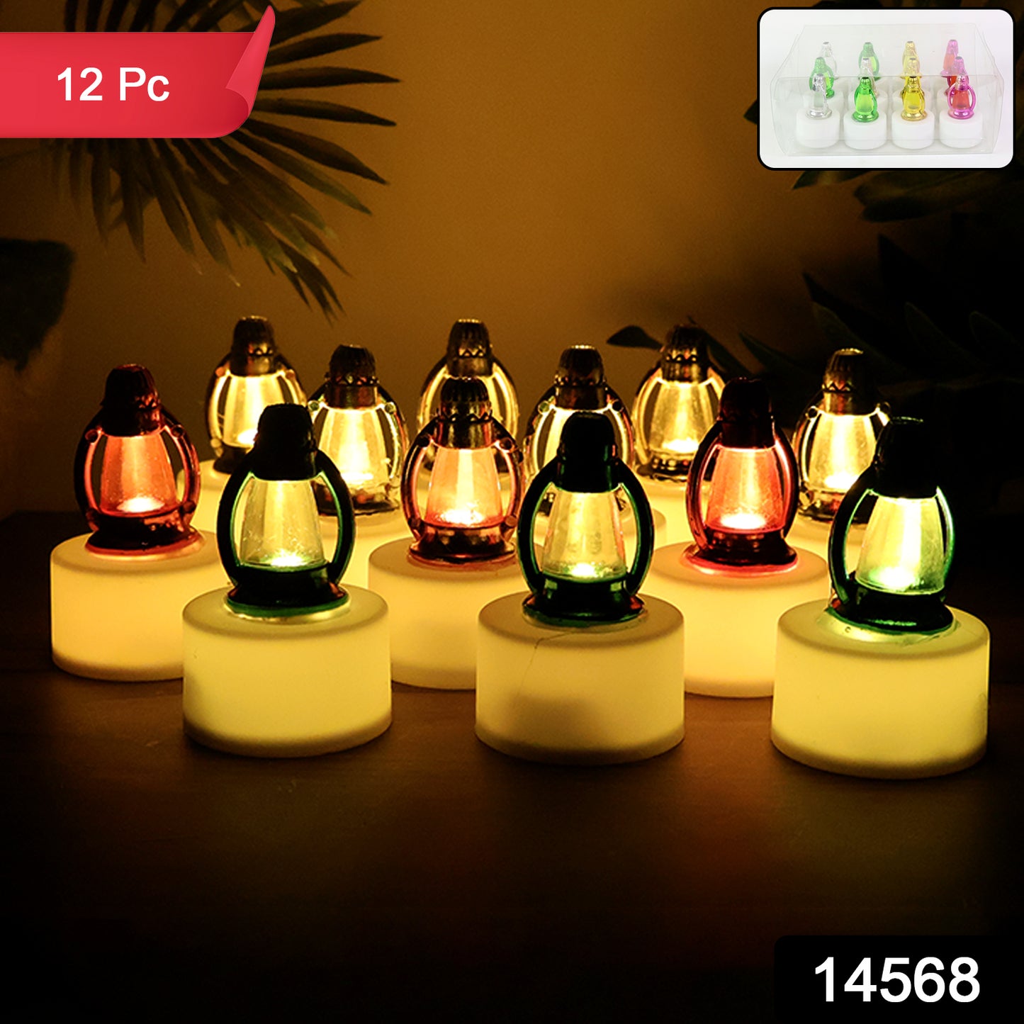 Led Decorative Candle Lamps (12 Pc)
