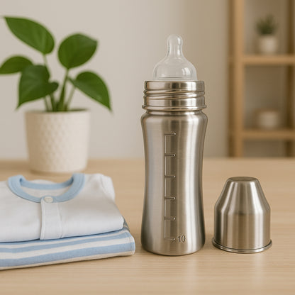 Ganesh Stainless Steel Baby Feeding Bottle Milk Bottle