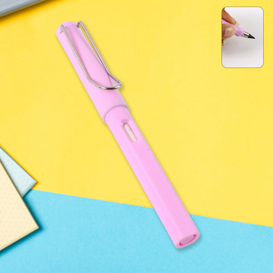 Pink 2-in-1 Everlasting Magic Pencil With Replaceable Eraser  Inkless Reusable Portable