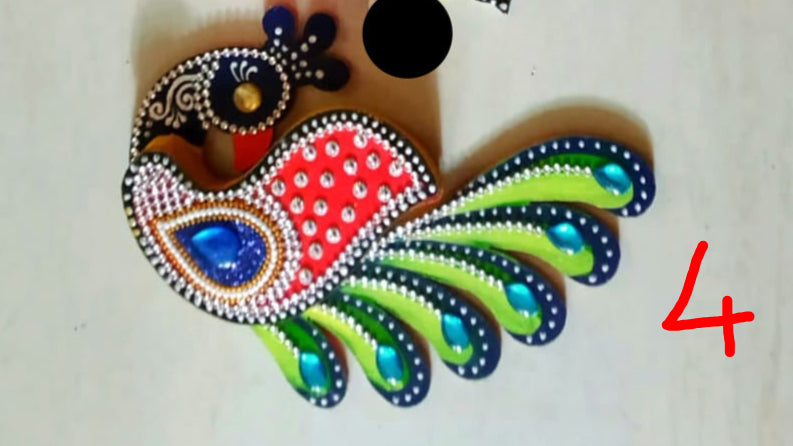 Roli Chawal Container handmade wooden ( Haldi Kumkum )