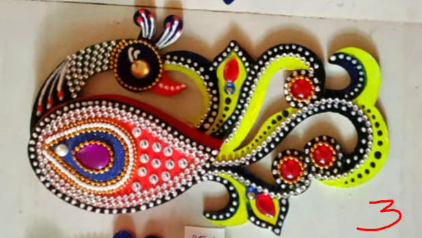 Roli Chawal Container handmade wooden ( Haldi Kumkum )
