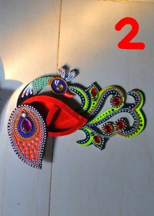 Roli Chawal Container handmade wooden ( Haldi Kumkum )