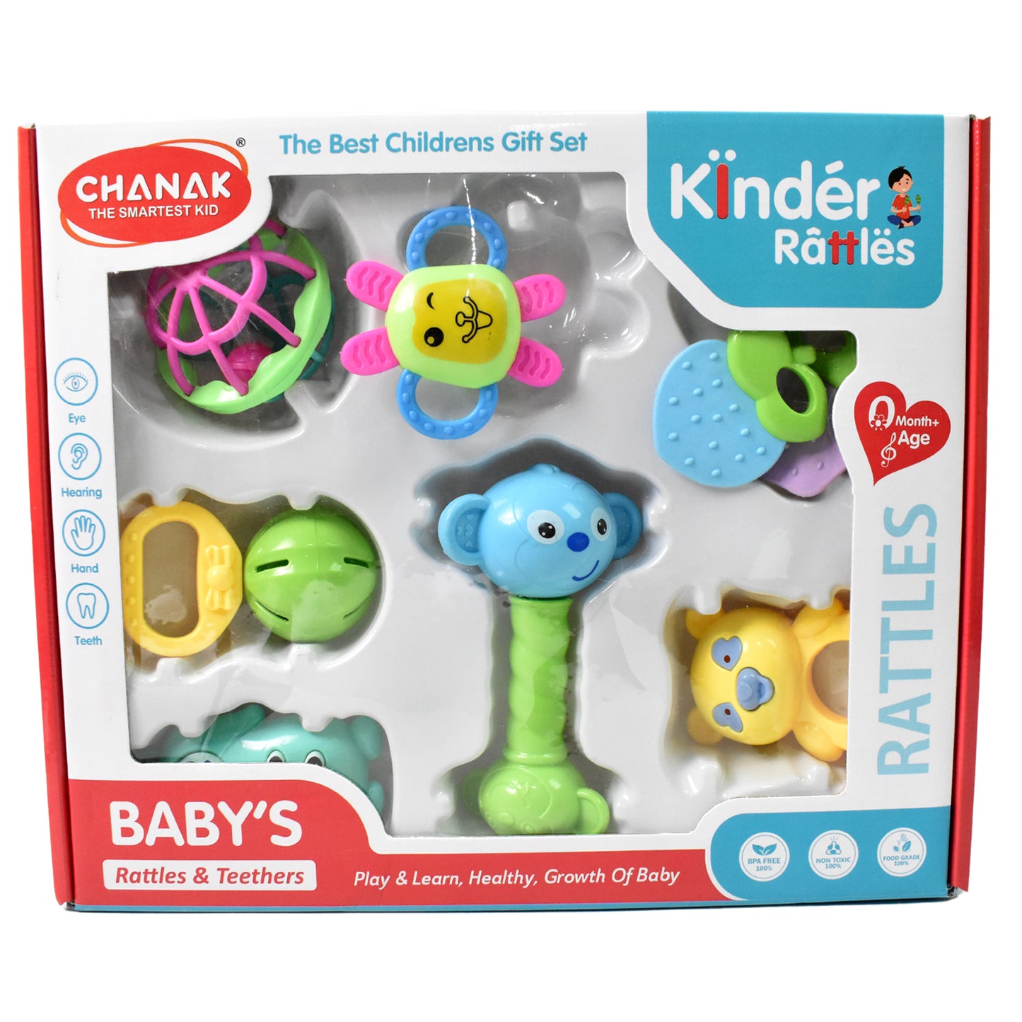 Kinder Rattles Classic Store Plastic Non-toxic Shake And Grab Ball
