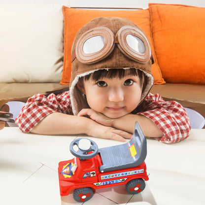Kids Baby City Ride On Push Car Ride With Backrest Musical Horn