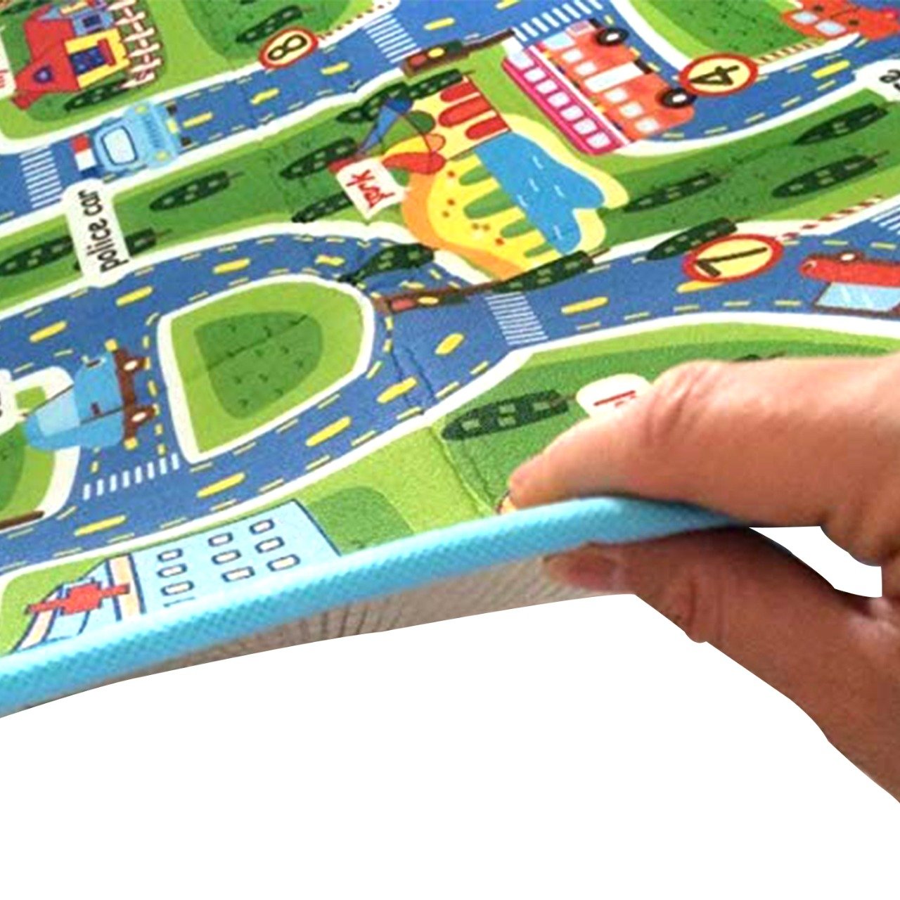 Waterproof Single Side Baby Play Crawl Floor Mat (Size 180 X 115)