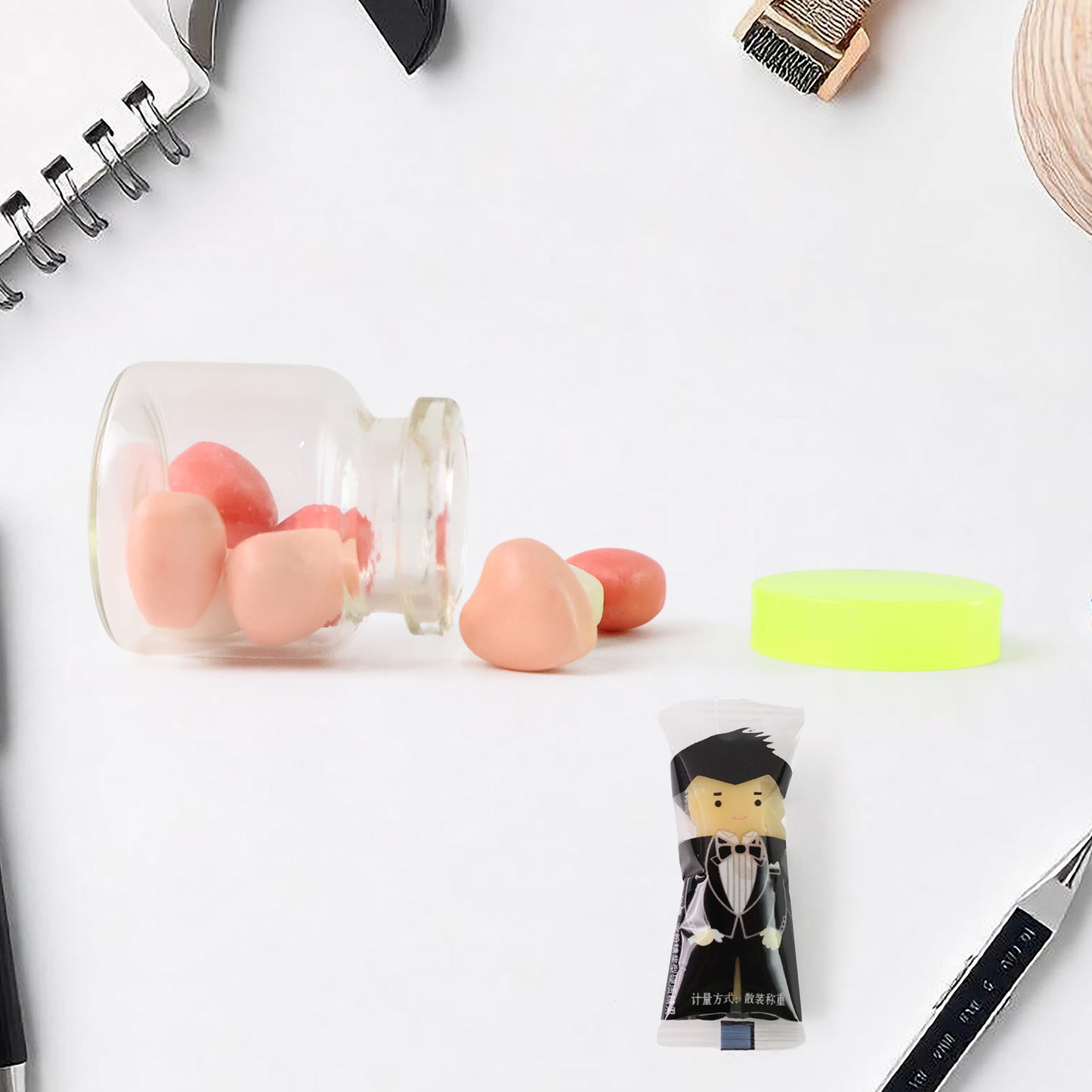 Fun Candy Design Pencil Set With Accessories (1 Set )