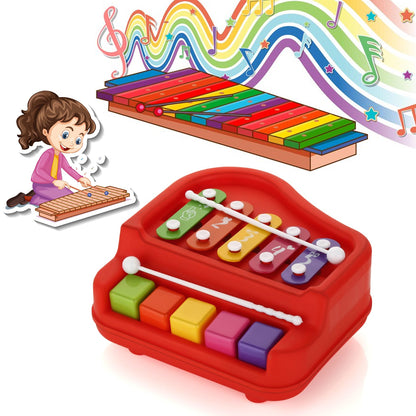 2 In 1 Baby Piano Xylophone Toy For Toddlers