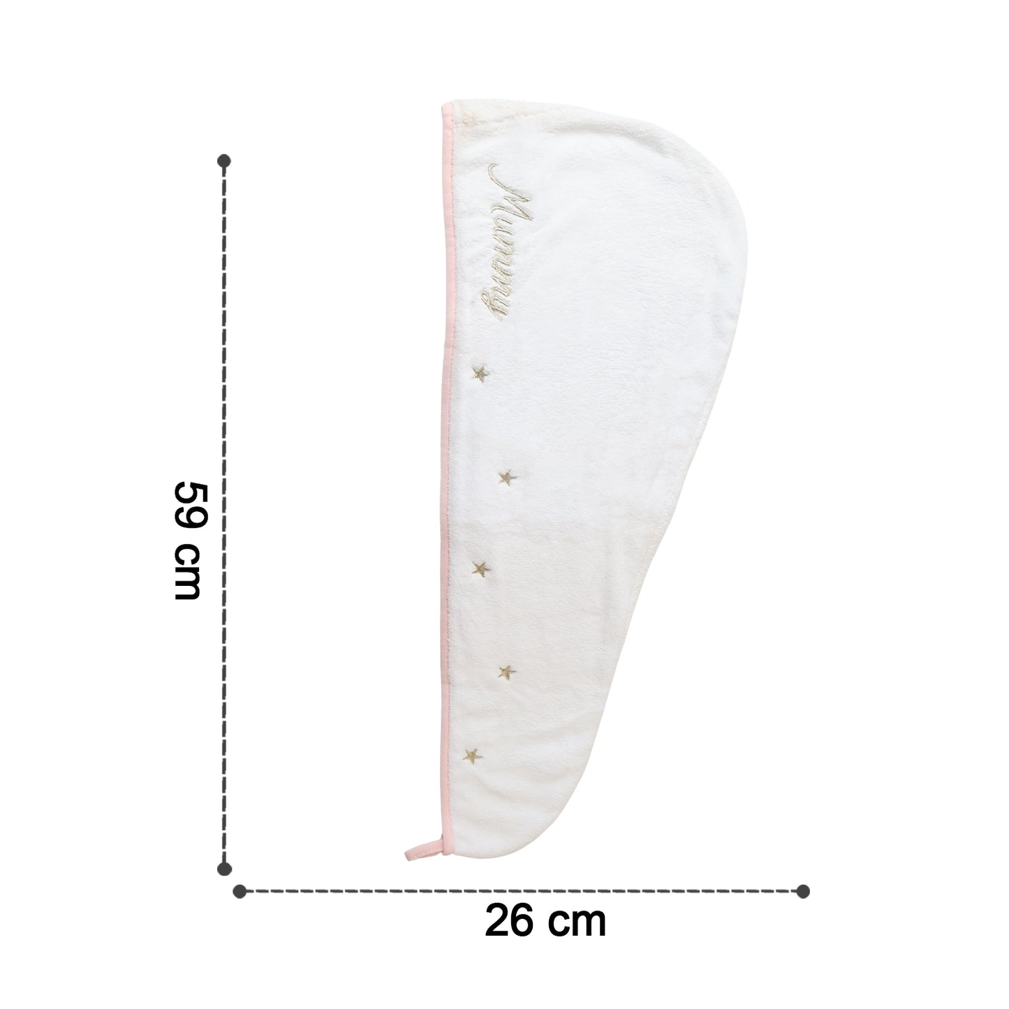 Luxury Microfiber Hair-drying Towel Wrap (1 Pc)