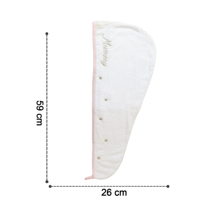 Luxury Microfiber Hair-drying Towel Wrap (1 Pc)